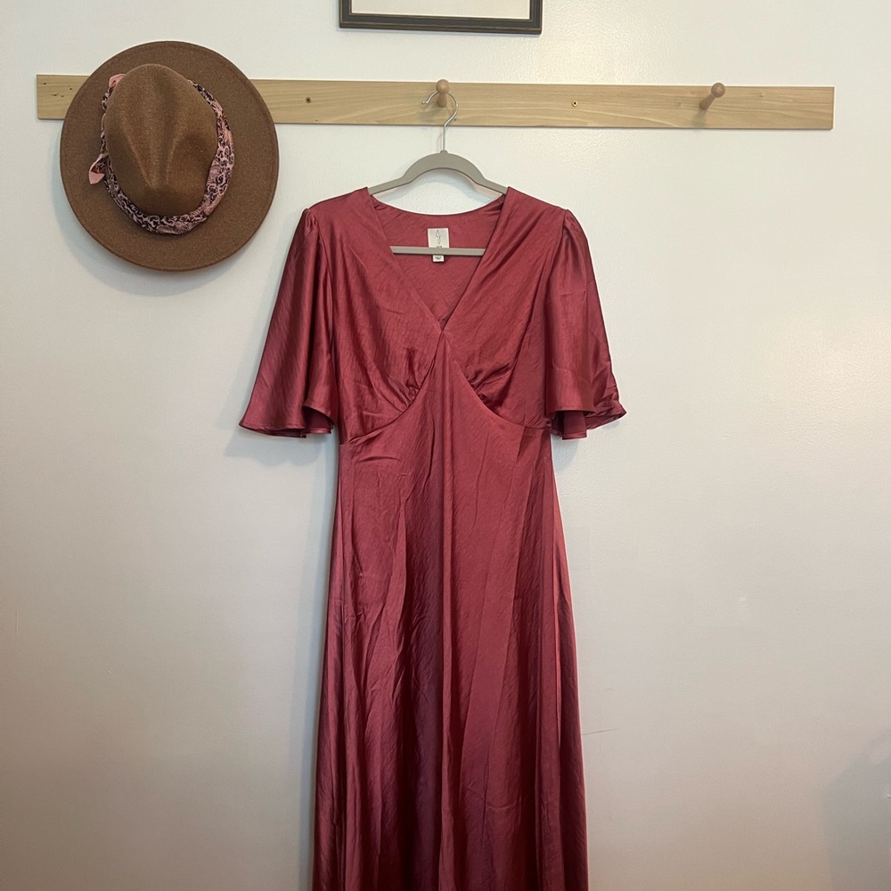 Elegant Red Women's Dress